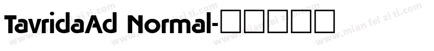 TavridaAd Normal字体转换